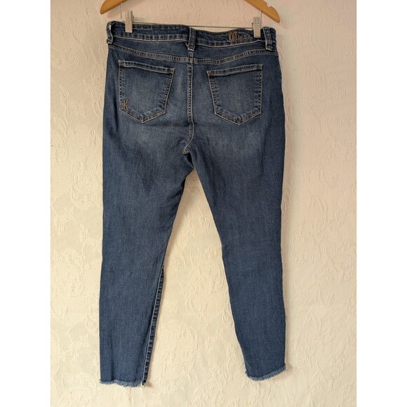 Kut from the Kloth Women's 10 Carlo Ankle Skinny Jeans Light Medium Wash - Picture 2 of 13